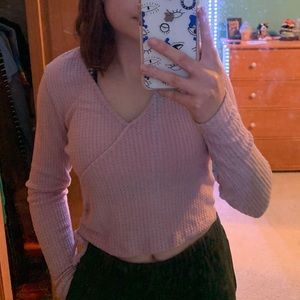 PacSun long sleeve crop top